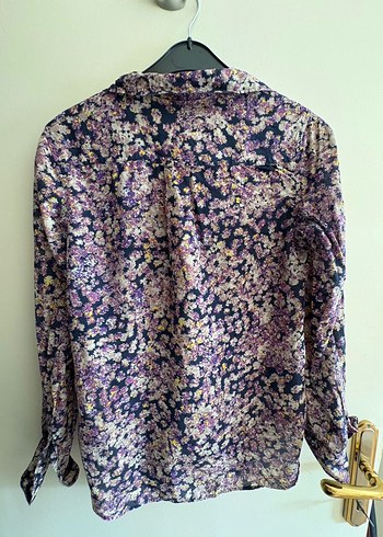 GAP Mor Desenli Kadın Gömlek - Görsel 5