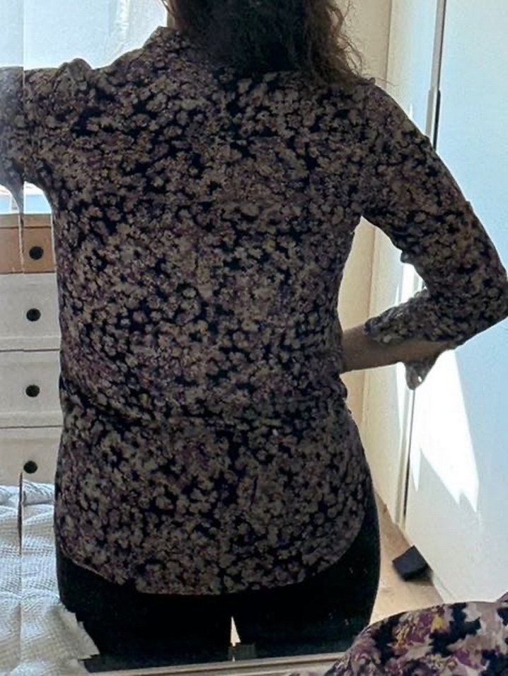 GAP Mor Desenli Kadın Gömlek - Görsel 3