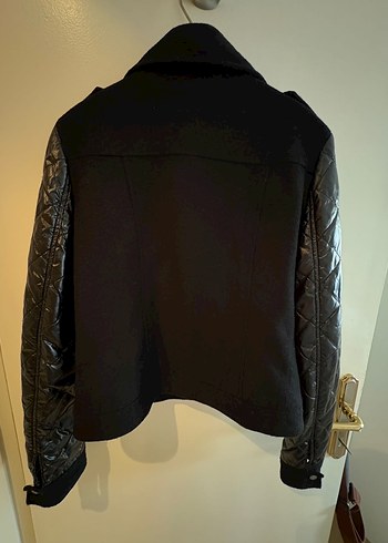 Kadın Siyah Biker Ceket - Görsel 5