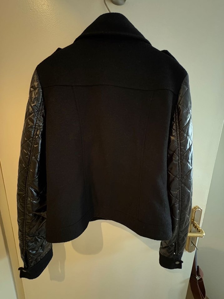 Kadın Siyah Biker Ceket - Görsel 5