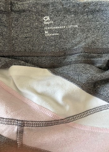 GAP Gri Uzun Kadın Spor Tayt - Görsel 5