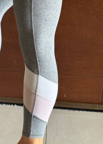 GAP Gri Uzun Kadın Spor Tayt - Görsel 4