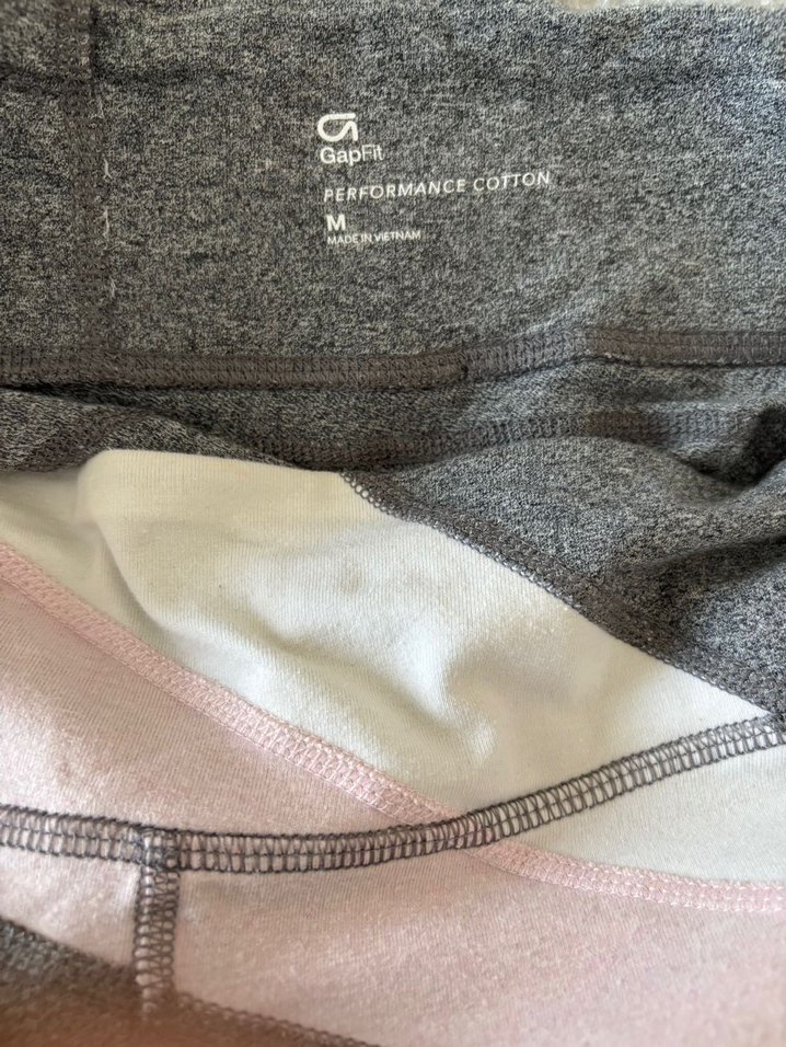 GAP Gri Uzun Kadın Spor Tayt - Görsel 5