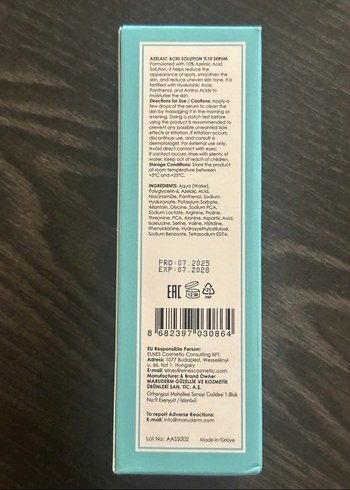 Maru-Derm Azelaik Asit %10 Serum Yeni - Görsel 2