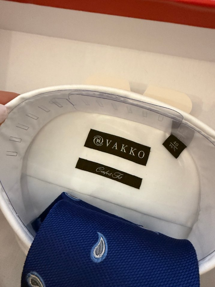 VAKKO Beyaz Uzun Kollu Erkek Gömlek - Görsel 3