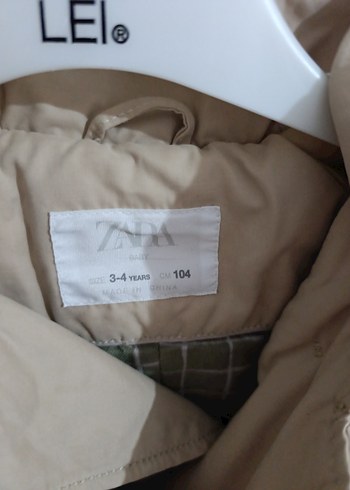 Erkek Çocuk zara ceket trençkot 3_4 yas - Görsel 4