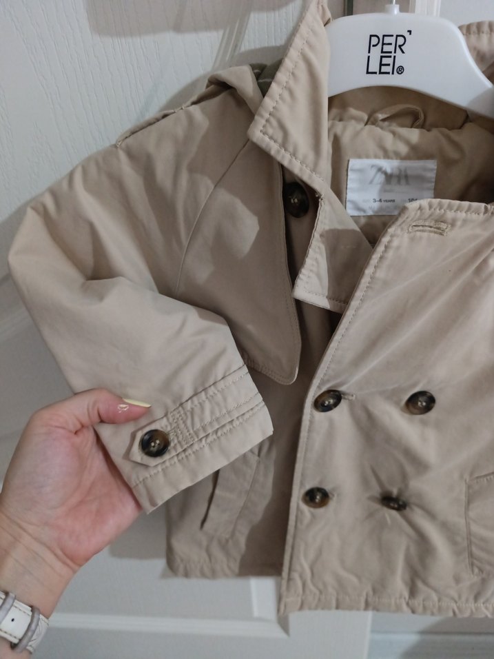 Erkek Çocuk zara ceket trençkot 3_4 yas - Görsel 3