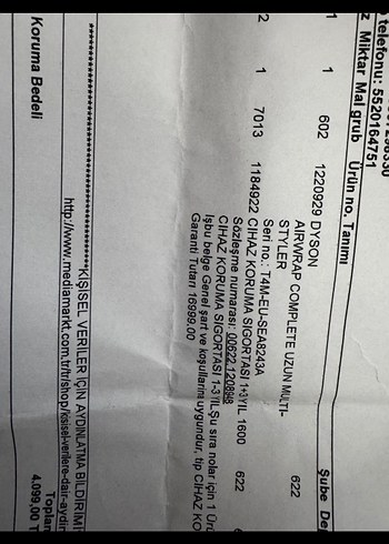 Dyson airwrap orjinal - Görsel 7