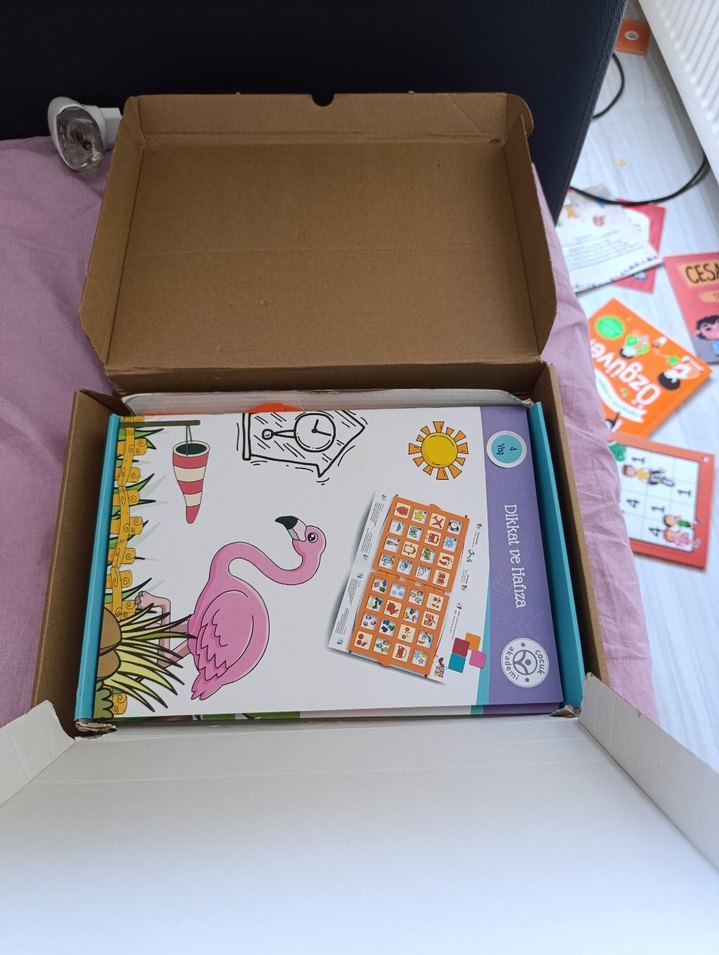 Çocuk Akademi Kağıt Kutulu Oyun Seti 4 yaş - Görsel 3