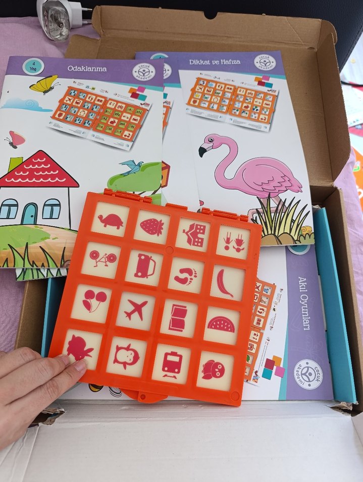 Çocuk Akademi Kağıt Kutulu Oyun Seti 4 yaş - Görsel 4