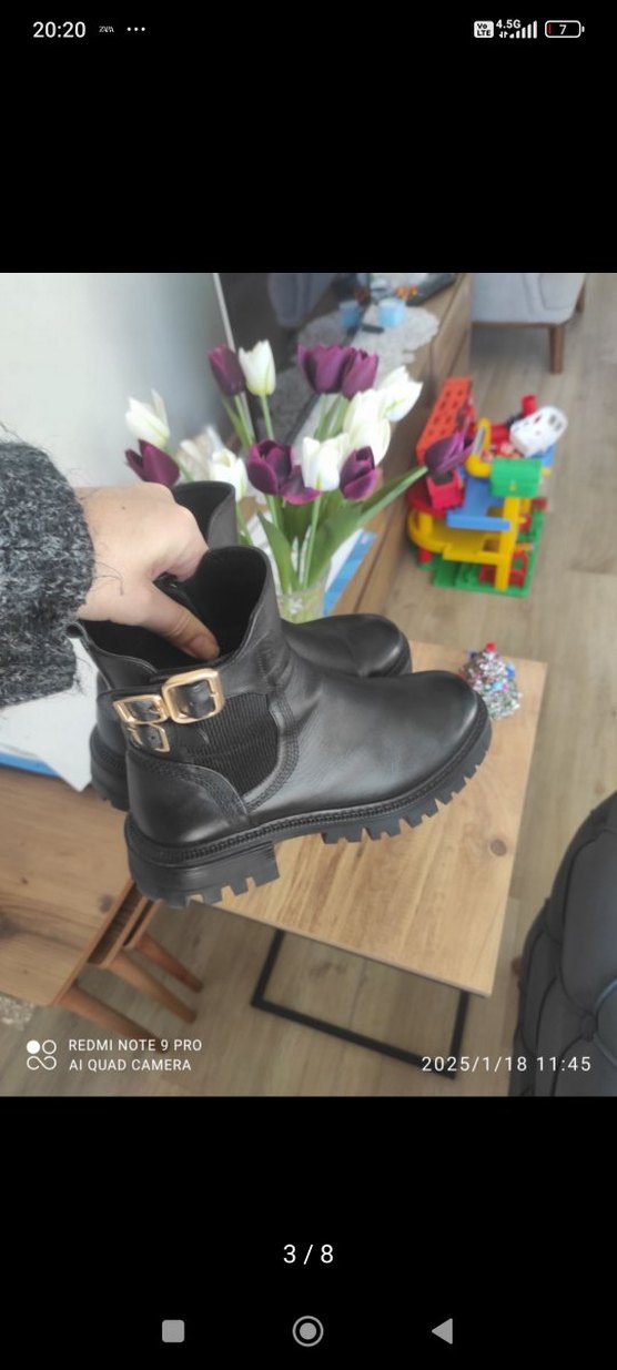 derimod Siyah kadın Deri  Bot - Görsel 4