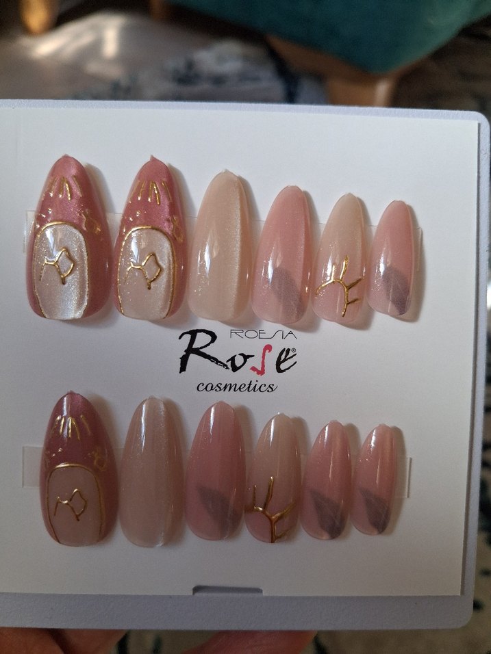 Bej Pastel Tırnak Süslemeleri - Görsel 2