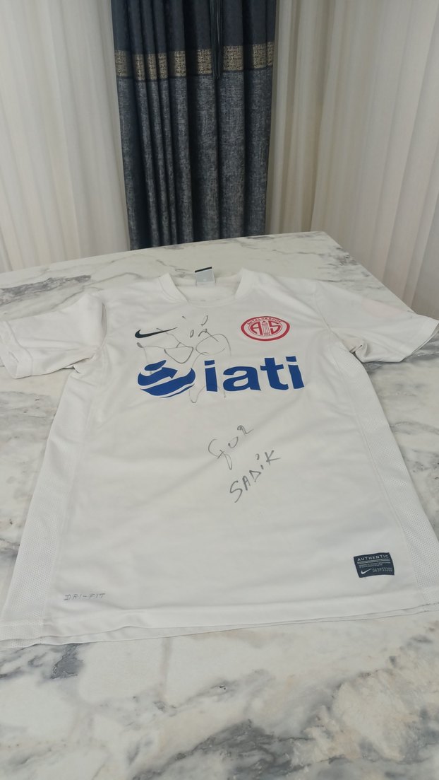 ETOO İMZALI ORJİNAL ANTALYASPOR FORMASI - Görsel 2
