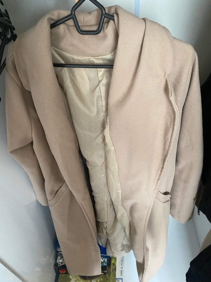 Bej Kadın Kaban - Görsel 3