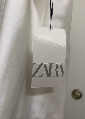 Saten elbise Zara - Görsel 3
