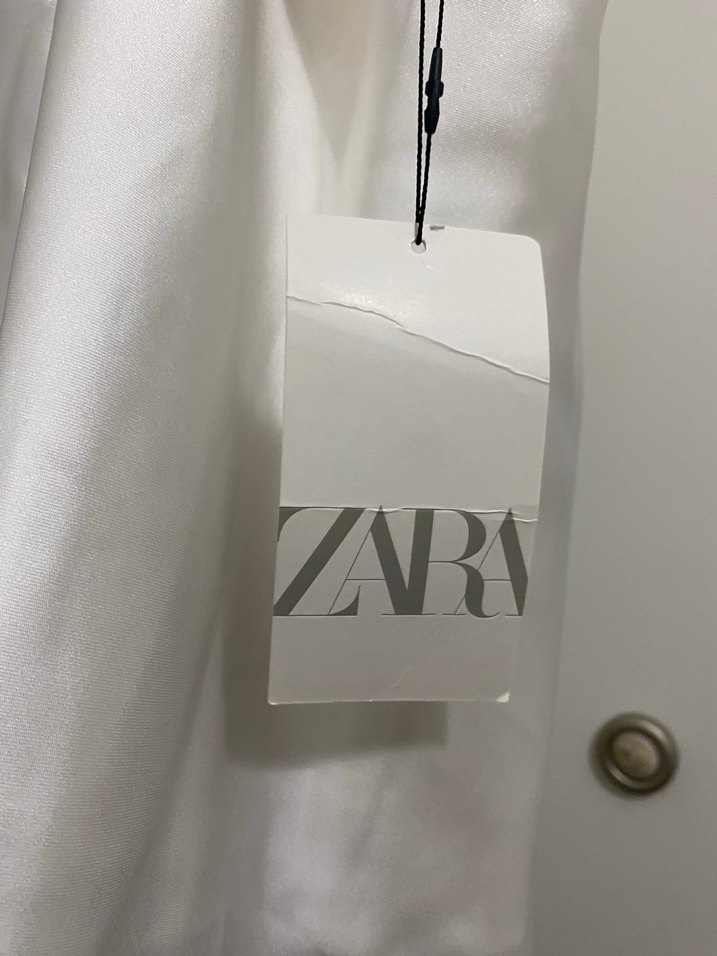 Saten elbise Zara - Görsel 3