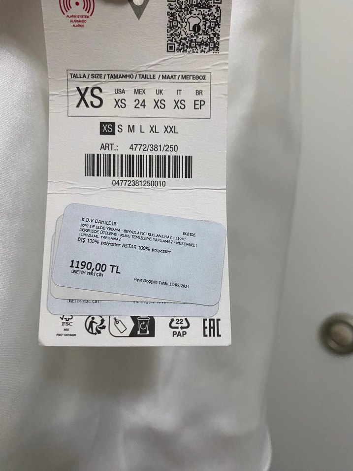 Saten elbise Zara - Görsel 4