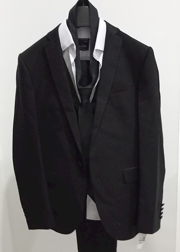 Siyah erkek takım elbise - Görsel 4