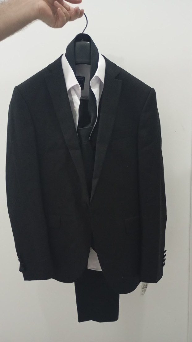 Siyah erkek takım elbise - Görsel 2