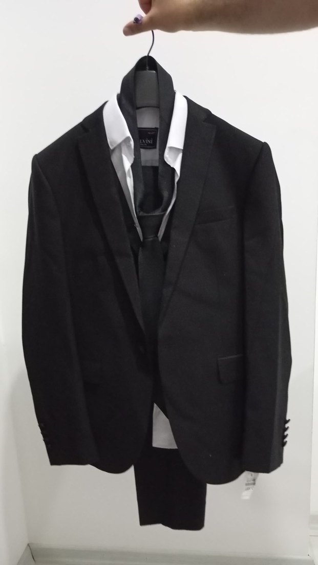 Siyah erkek takım elbise - Görsel 4