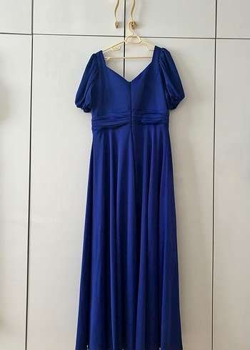 Saks Mavisi Elbise - Görsel 3