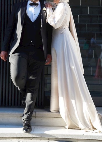 İthal İpek Nişan, Nikah Elbisesi - Görsel 3