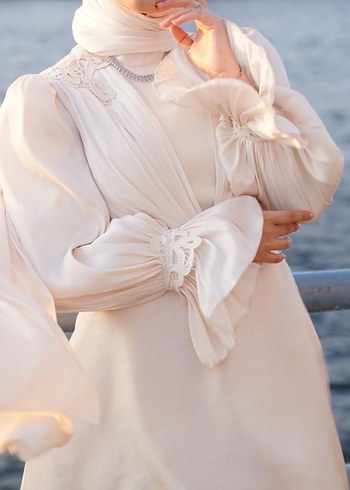 İthal İpek Nişan, Nikah Elbisesi - Görsel 2