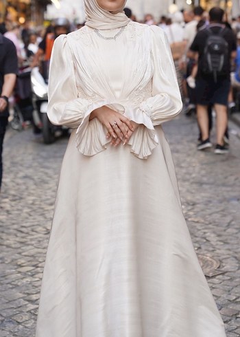 İthal İpek Nişan, Nikah Elbisesi - Görsel 6