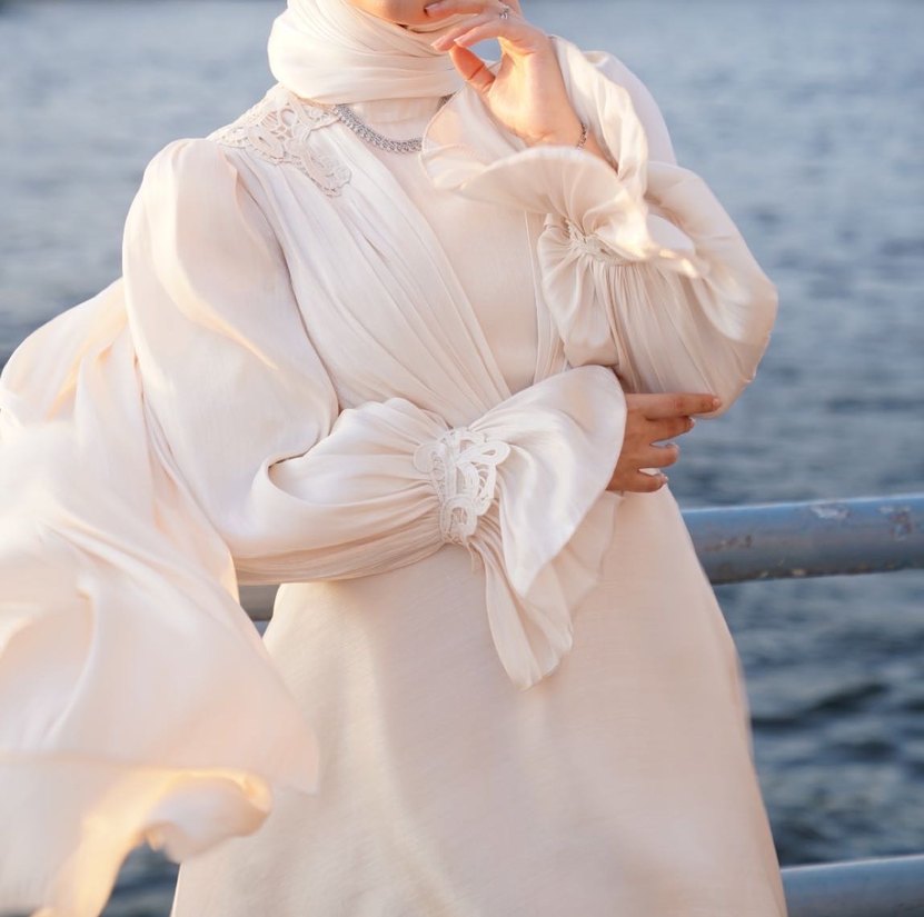 İthal İpek Nişan, Nikah Elbisesi - Görsel 2