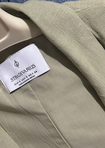 Stradivarius Keten Kadın Yelek - Görsel 8