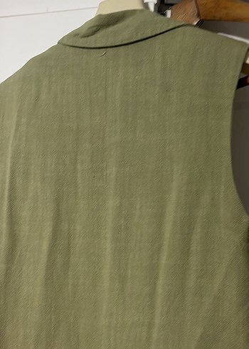 Stradivarius Keten Kadın Yelek - Görsel 5