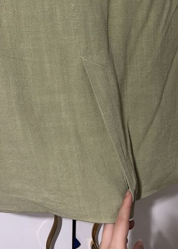 Stradivarius Keten Kadın Yelek - Görsel 7