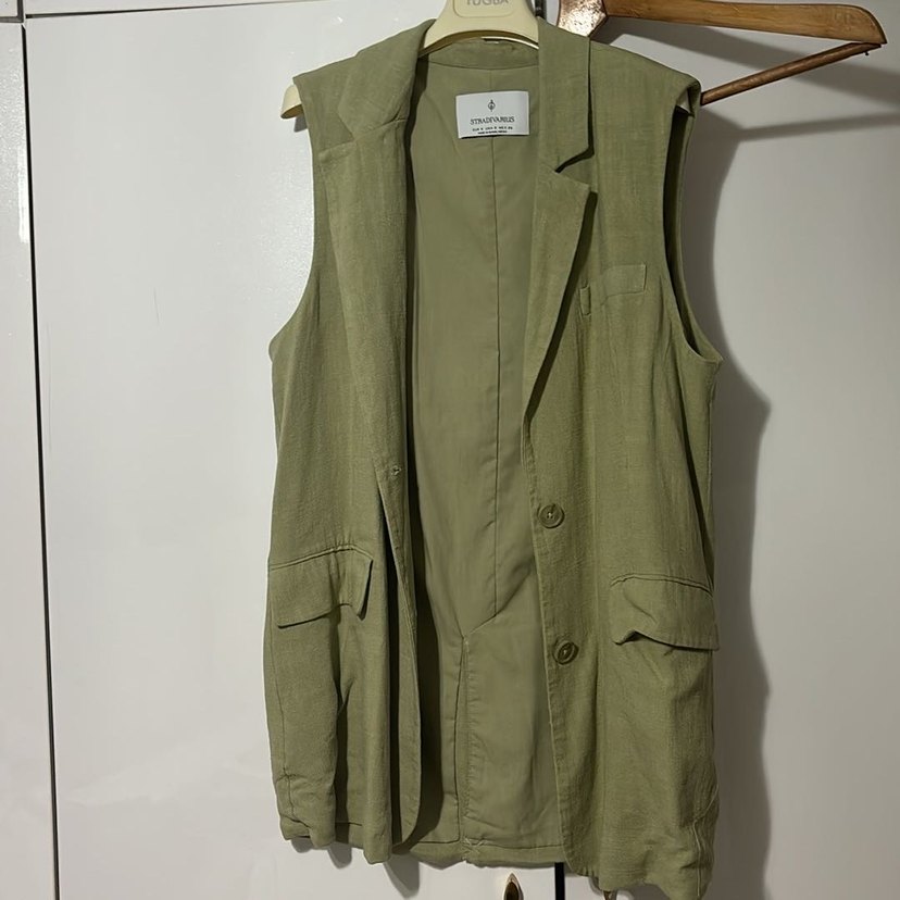 Stradivarius Keten Kadın Yelek - Görsel 2