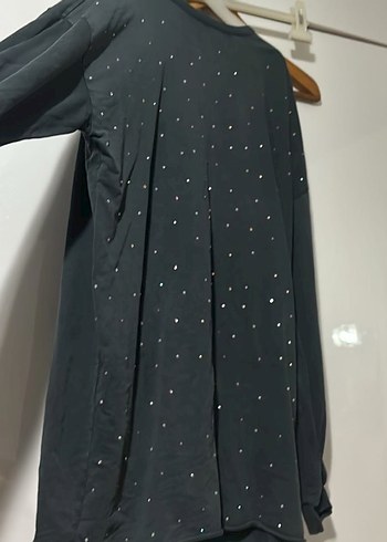 Antrasit Taşlı Abiye - Görsel 3