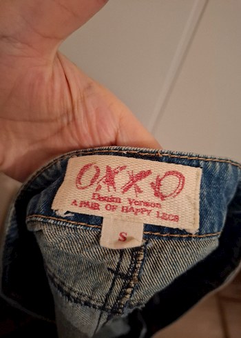 Düğmeli Mavi Denim Mini Etek - Görsel 3