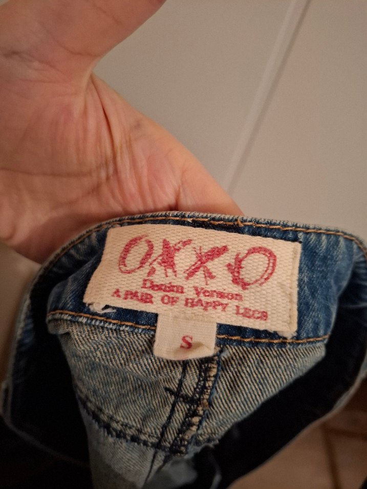 Düğmeli Mavi Denim Mini Etek - Görsel 3