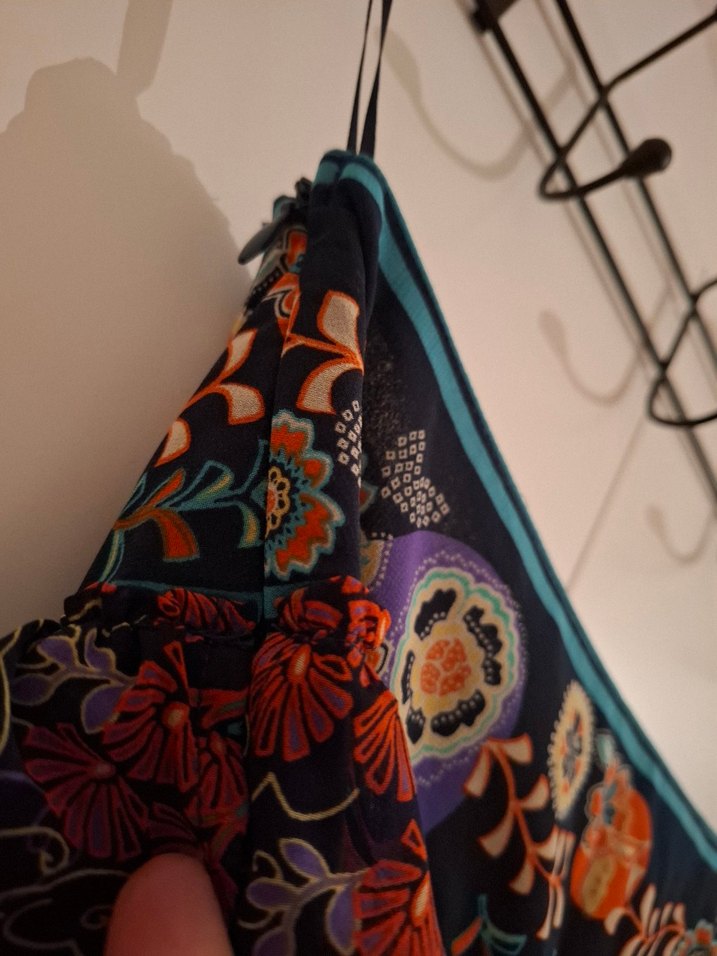 Bohem Çok Renkli Fırfırlı Mini Etek - Görsel 3