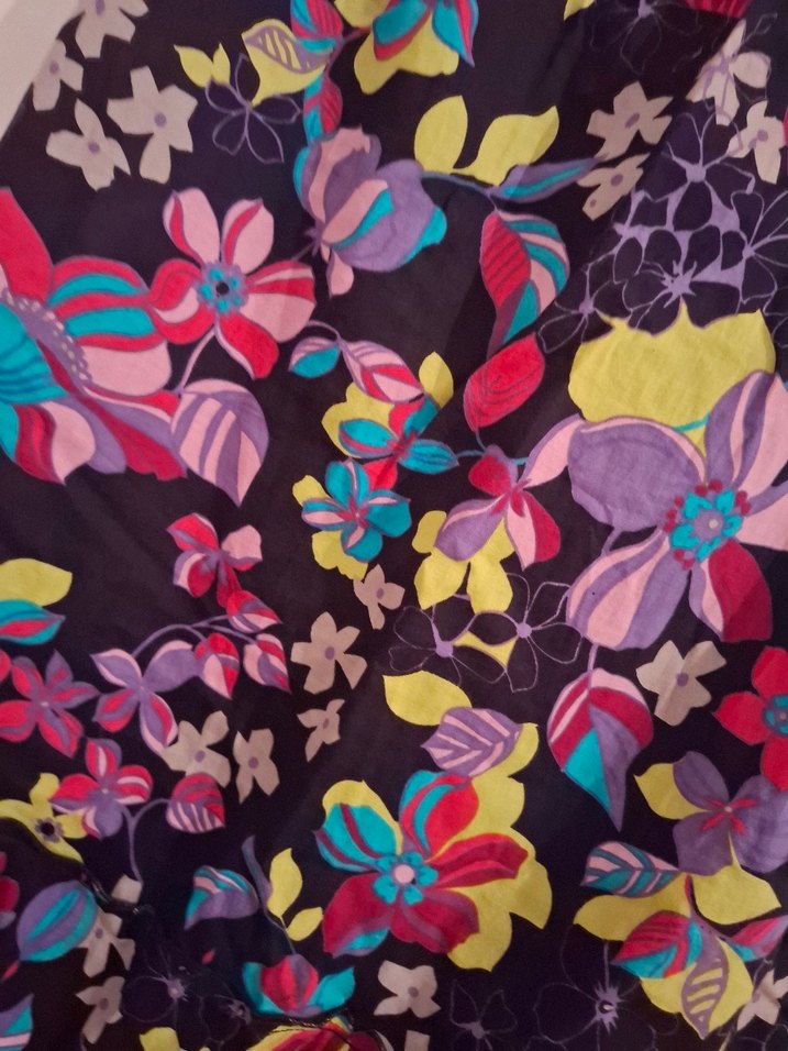 Çiçek Desenli Uzun Straplez Bohem Elbise - Görsel 3