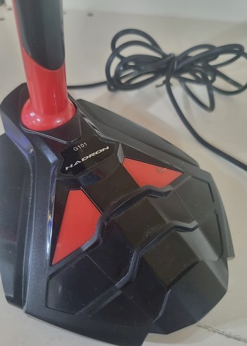 HADRON G-101 
Kablolu Kırmızı Masaüstü Mikrofon - Görsel 4