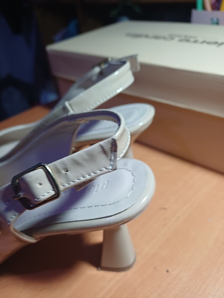 Bej Stiletto Kadın Ayakkabı - Görsel 5