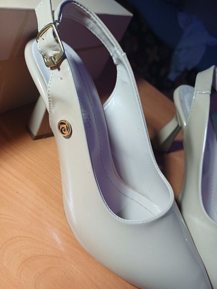 Bej Stiletto Kadın Ayakkabı - Görsel 4