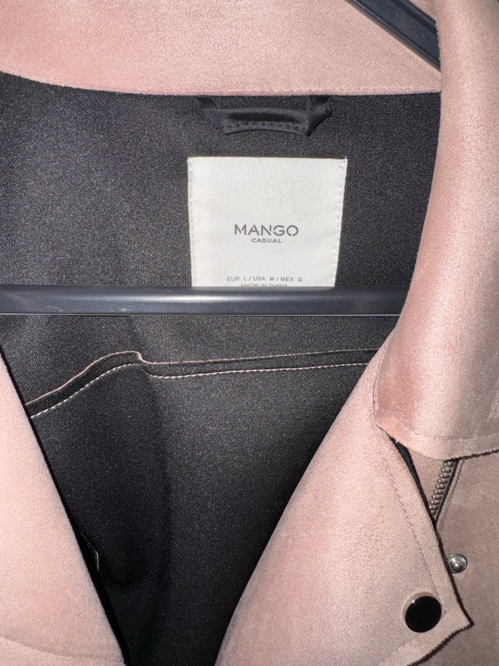 Bej Süet Mini Kadın Deri Ceket - Görsel 3