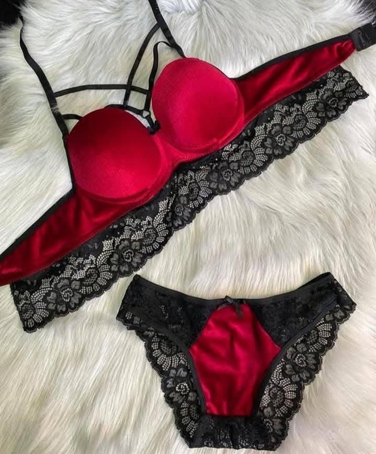 Mor Gotik Nakışlı Midi Sütyen Takımı - Görsel 2