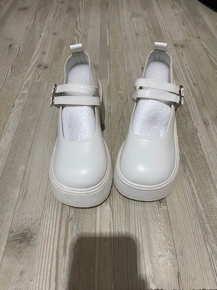 Mary Jane Fransız Topuklu Ayakkabı Coquette Fairycore Ayakkabı - Görsel 3