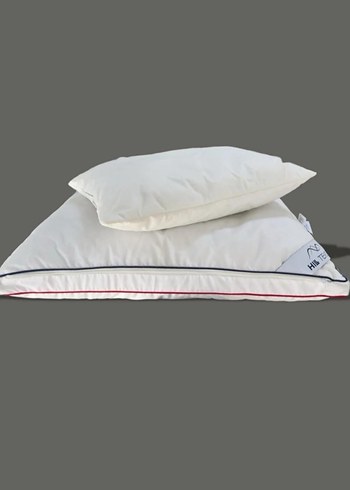 Beyaz ve Gri Düz Yastık - Görsel 2