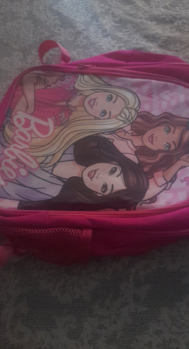 Pembe Barbie Çocuk Okul Çantası - Görsel 3