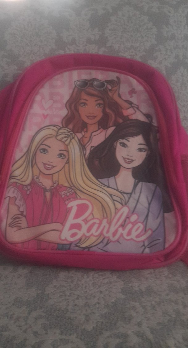 Pembe Barbie Çocuk Okul Çantası - Görsel 4