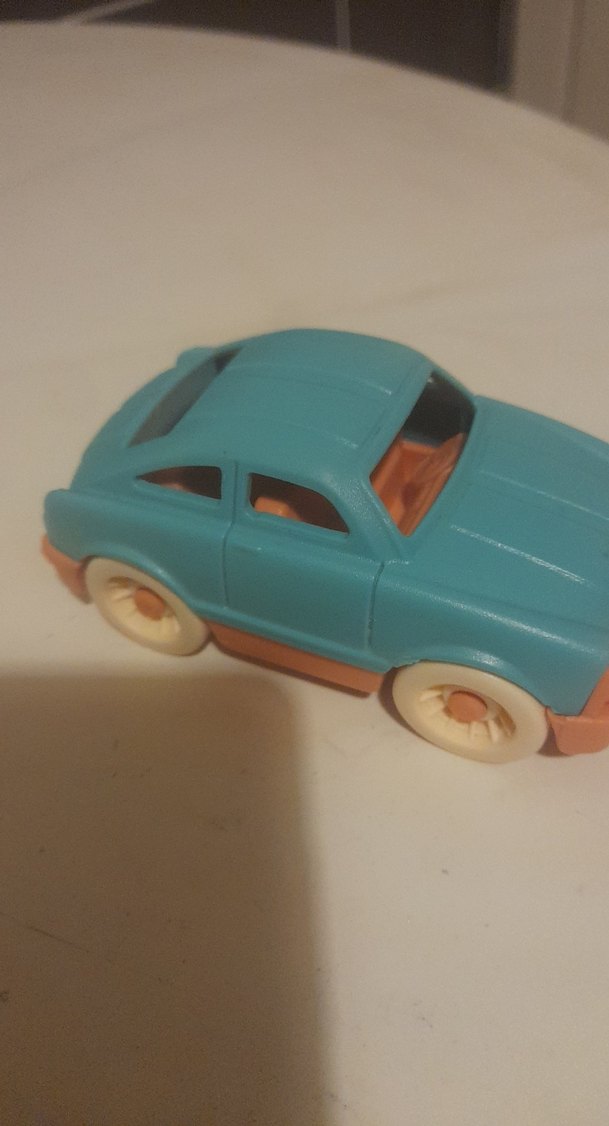 Pastel Turkuaz Oyuncak Araba - Görsel 2