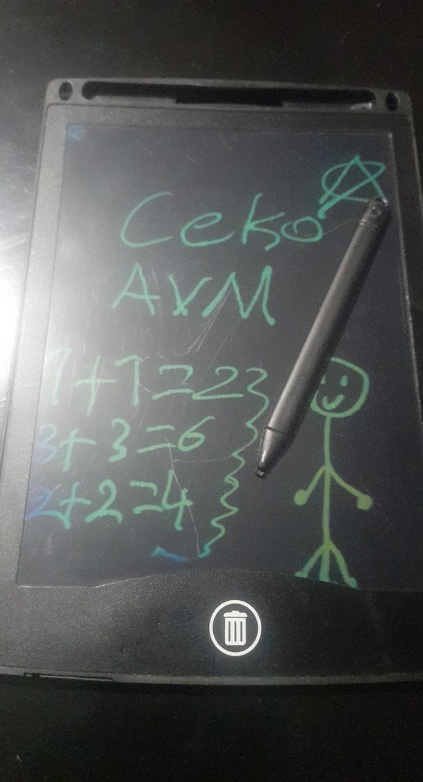 çocuk dijital çizim tahtası kalemli - Görsel 2