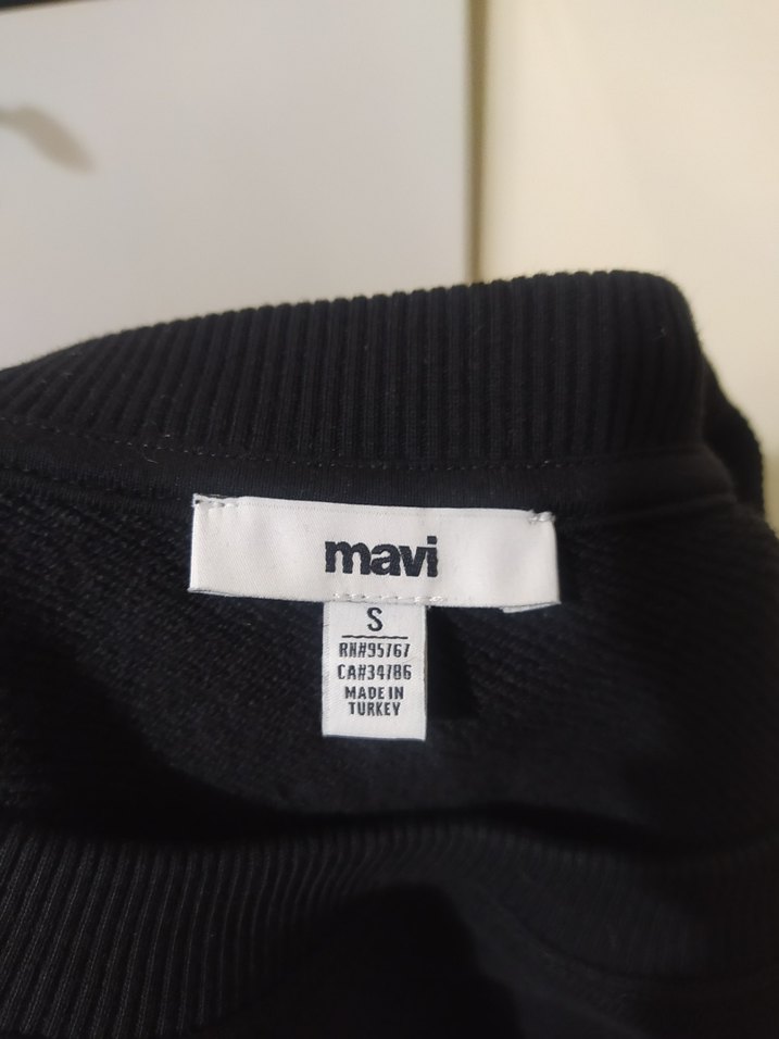 Siyah Kadın Sweatshirt Uzun Kollu - Görsel 4